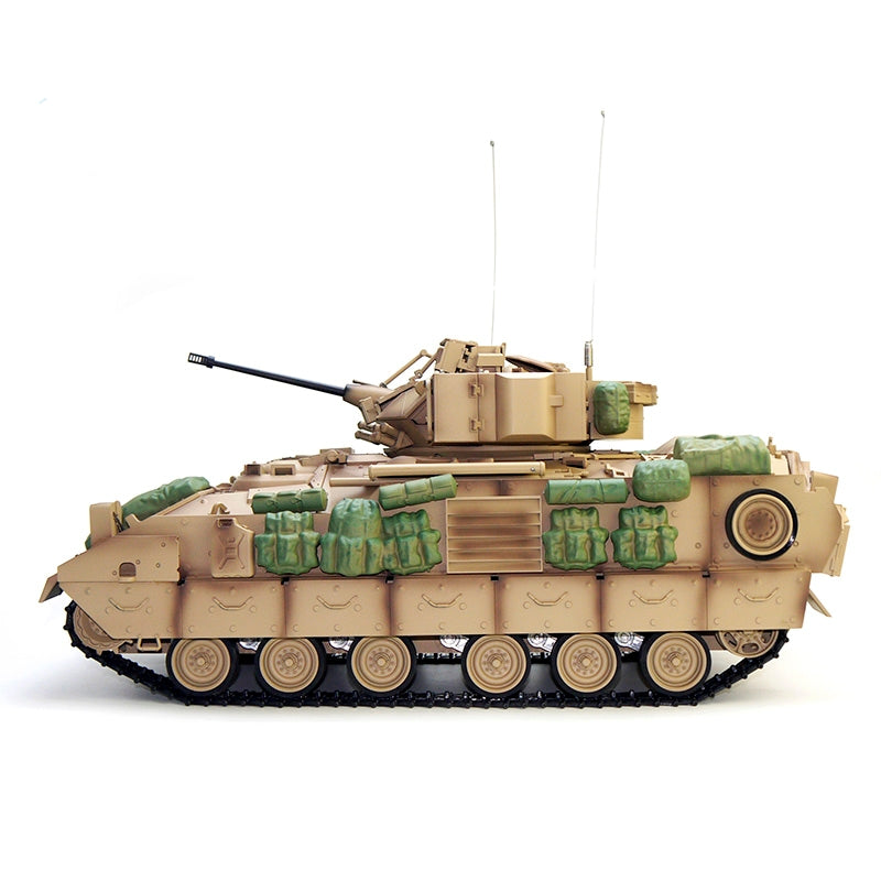 TONGDE US M2A2 Bradley 1/16 Scale Battle Tank - Plastic Tracks