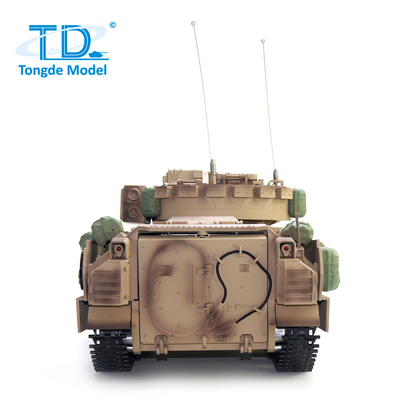 TONGDE US M2A2 Bradley 1/16 Scale Battle Tank - Plastic Tracks