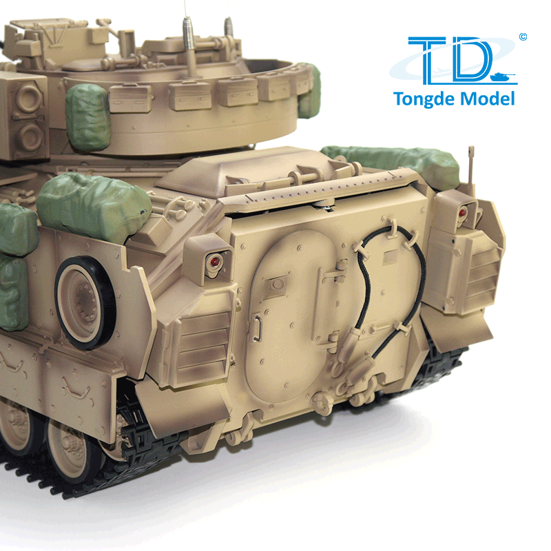 TONGDE US M2A2 Bradley 1/16 Scale Battle Tank - Plastic Tracks