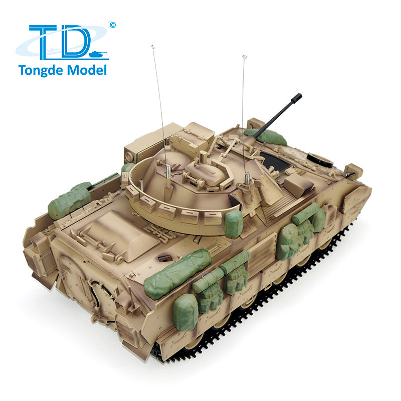 TONGDE US M2A2 Bradley 1/16 Scale Battle Tank - Plastic Tracks