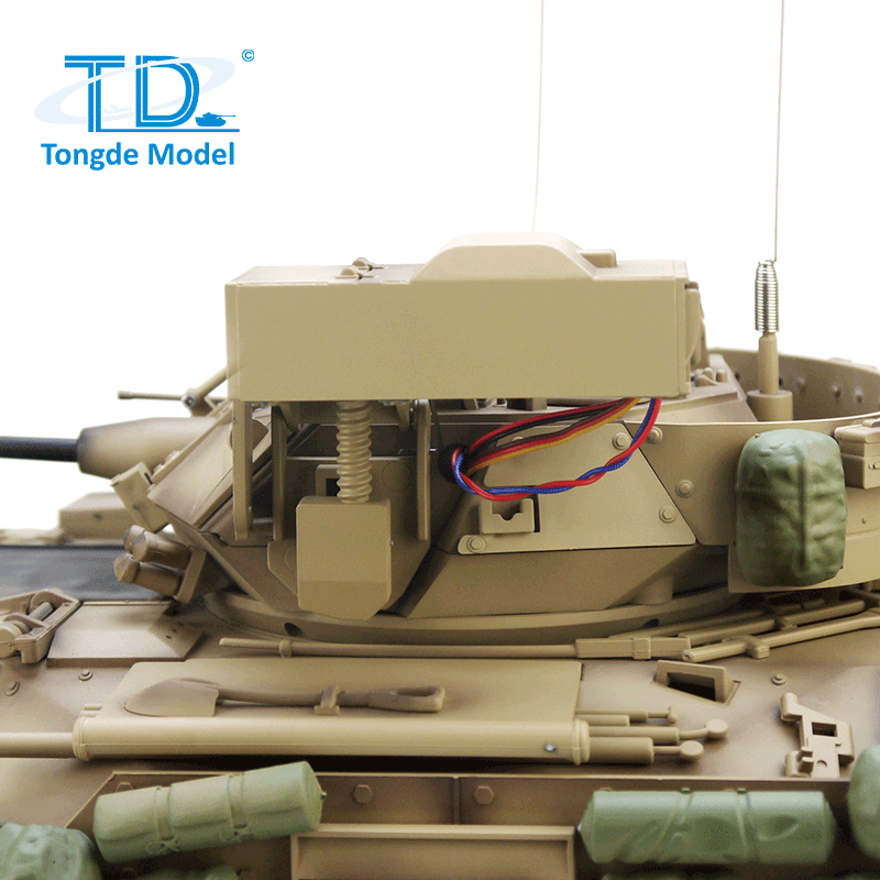 TONGDE US M2A2 Bradley 1/16 Scale Battle Tank - Plastic Tracks