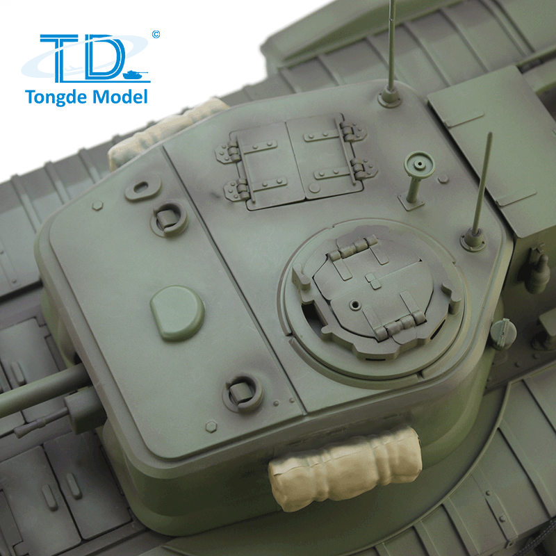 TONGDE CHURCHILL MK VII 1/16 Scale Battle Tank - Plastic Tracks