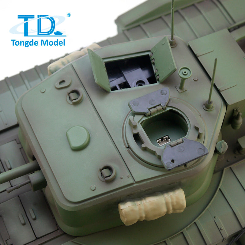 TONGDE CHURCHILL MK VII 1/16 Scale Battle Tank - Plastic Tracks