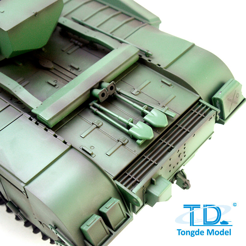 TONGDE CHURCHILL MK VII 1/16 Scale Battle Tank - Plastic Tracks