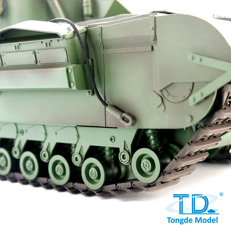TONGDE CHURCHILL MK VII 1/16 Scale Battle Tank - Plastic Tracks
