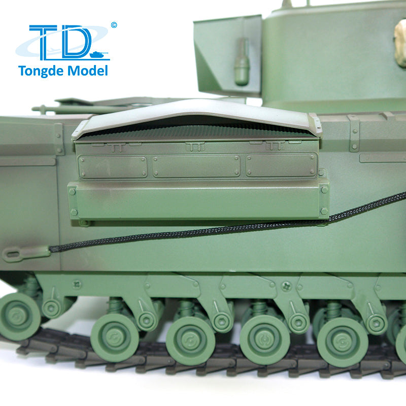 TONGDE CHURCHILL MK VII 1/16 Scale Battle Tank - Plastic Tracks