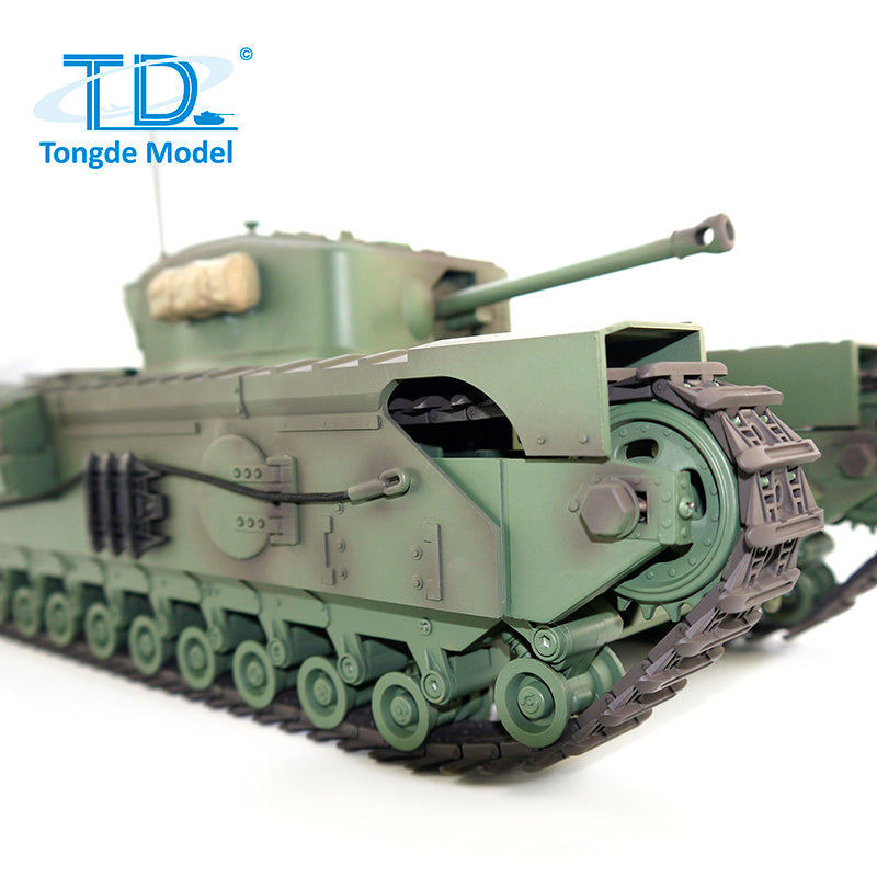 TONGDE CHURCHILL MK VII 1/16 Scale Battle Tank - Plastic Tracks