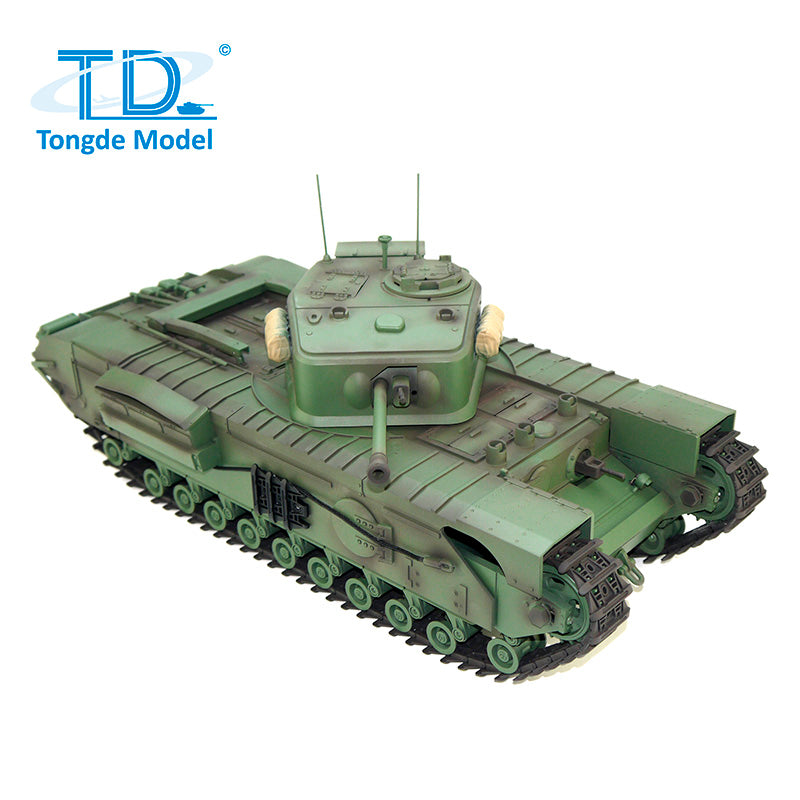 TONGDE CHURCHILL MK VII 1/16 Scale Battle Tank - Plastic Tracks