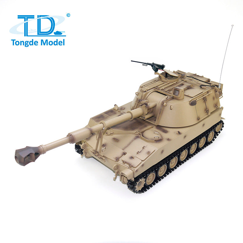 TONGDE M109 A2 HOWITZER 1/16 Scale Battle Tank - Plastic Tracks