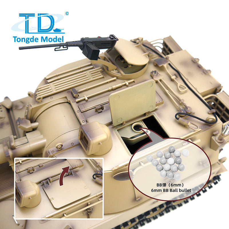 TONGDE M109 A2 HOWITZER 1/16 Scale Battle Tank - Plastic Tracks