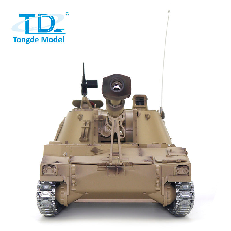 TONGDE M109 A2 HOWITZER 1/16 Scale Battle Tank - Metal Tracks