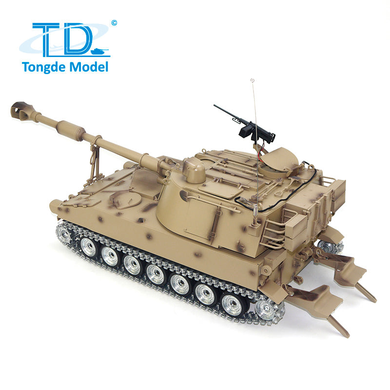 TONGDE M109 A2 HOWITZER 1/16 Scale Battle Tank - Metal Tracks