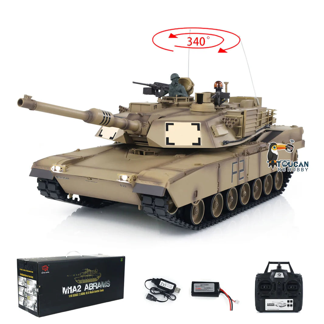 Heng Long M1A2 Abrams Professional Edition with 7.0 Electronics BB/IR