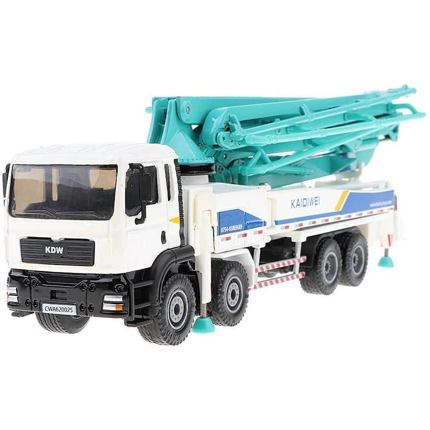 1/55th Scale Diecast Metal Concrete Pump Truck