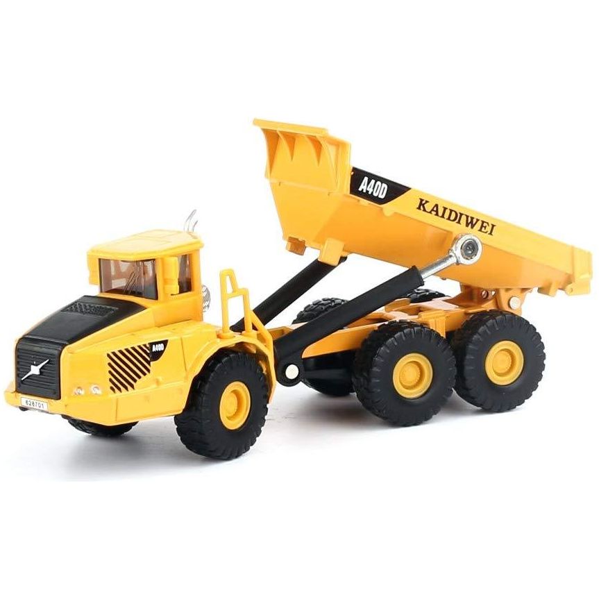 1/87th Scale Diecast Metal Articulated Dump Truck