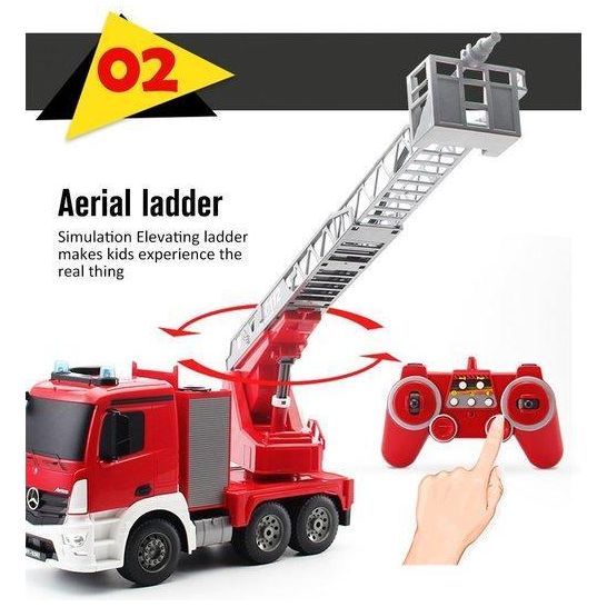 Double Eagle 2.4GHz RTR RC Construction - Mercedes-Benz Arocs Fire Truck