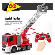 Load image into Gallery viewer, Double Eagle 2.4GHz RTR RC Construction - Mercedes-Benz Arocs Fire Truck
