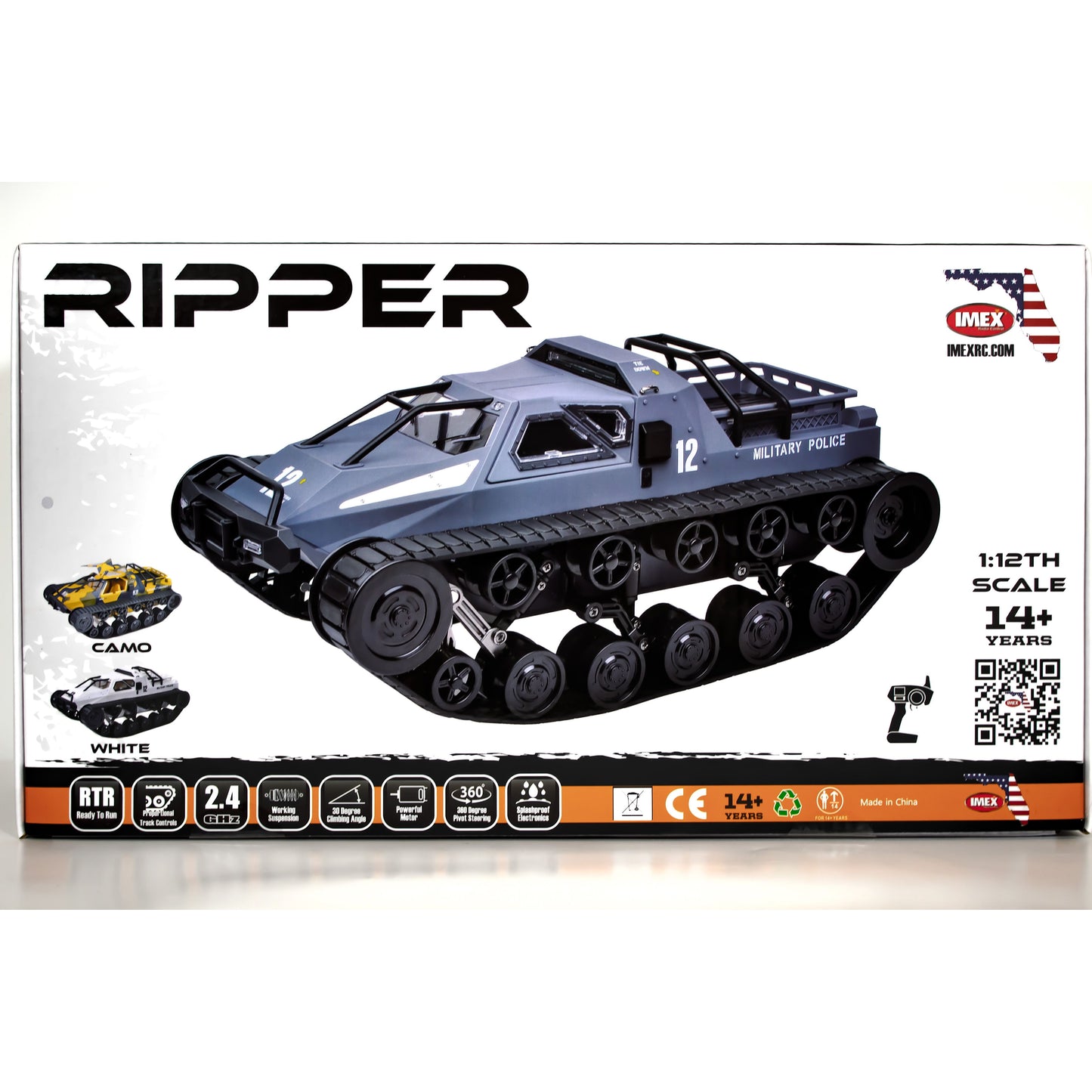 1:12 Scale Ripper- High Speed Drift Tank