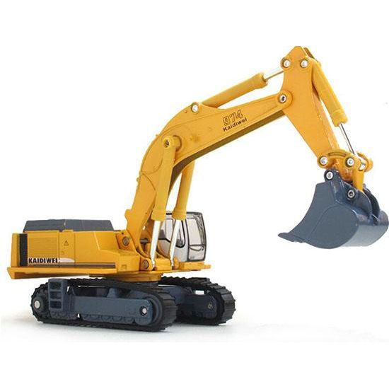 1/87th Scale Diecast Metal Hydraulic Excavator