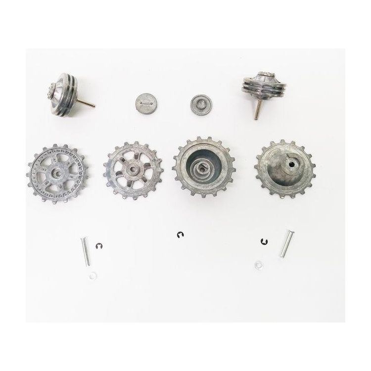 Panther G & Jagdpanther Metal Drive & Idler Wheel Set (Ausf G) For Plastic Chassis - Taigen Tanks