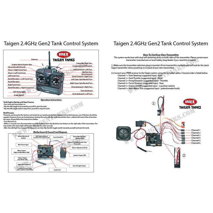 Taigen V2 2.4GHz Transmitter - Taigen Tanks