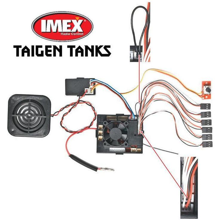 Taigen V3 2.4GHz Motherboard & Sound Card (Choose Sounds) - Taigen Tanks