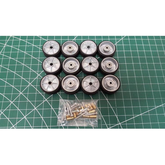 Sherman 76mm Metal Road Wheel Set w/ Bearings