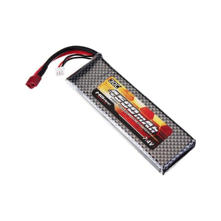 7.4V 2S 4500mAh Lipo Battery (T-Plug)