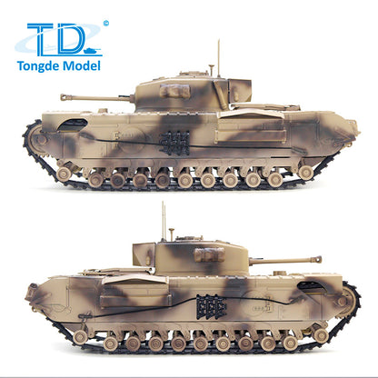 TONGDE CHURCHILL MK VII 1/16 Scale Battle Tank - Metal Tracks