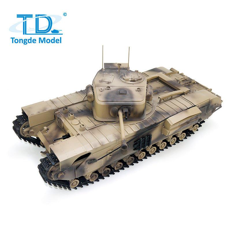 TONGDE CHURCHILL MK VII 1/16 Scale Battle Tank - Metal Tracks