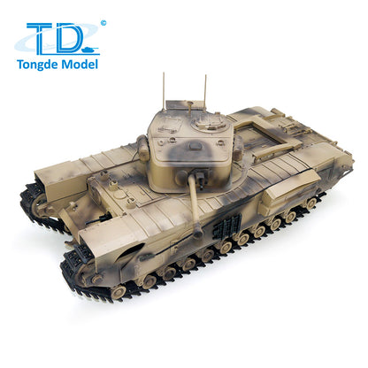 TONGDE CHURCHILL MK VII 1/16 Scale Battle Tank - Metal Tracks