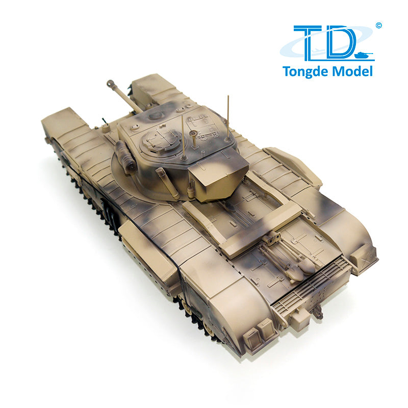 TONGDE CHURCHILL MK VII 1/16 Scale Battle Tank - Metal Tracks