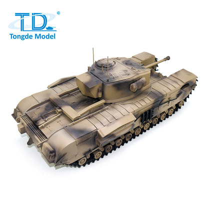 TONGDE CHURCHILL MK VII 1/16 Scale Battle Tank - Metal Tracks