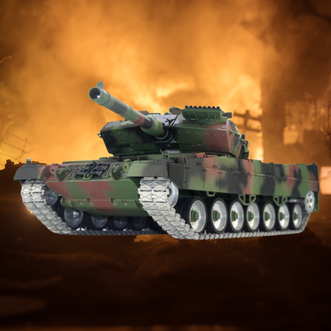 TONGDE German Leopard 2A7 1/16 Scale Battle Tank - Metal