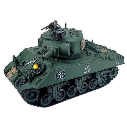 1 18 Scale US M4A3 Sherman 2.4Ghz RC Tank Force Taigen Tanks