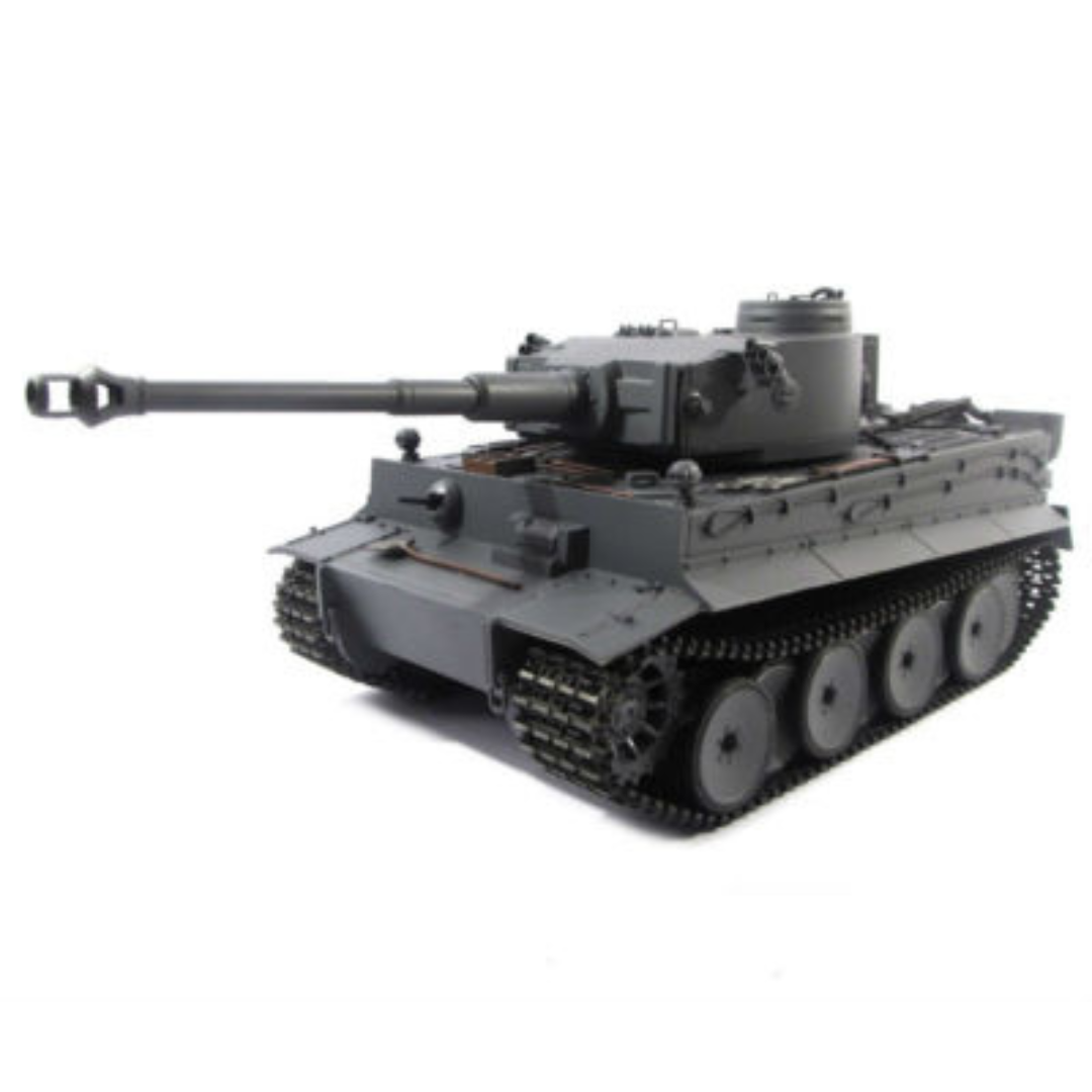 Airsoft Mato German Tiger I German Grey Metal 1/16 Scale Heavy Battle Tank RTR