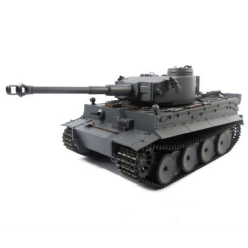 Airsoft Mato German Tiger I German Grey Metal 1/16 Scale Heavy Battle Tank RTR