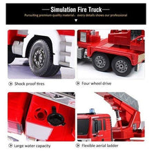 Load image into Gallery viewer, Double Eagle 2.4GHz RTR RC Construction - Mercedes-Benz Arocs Fire Truck
