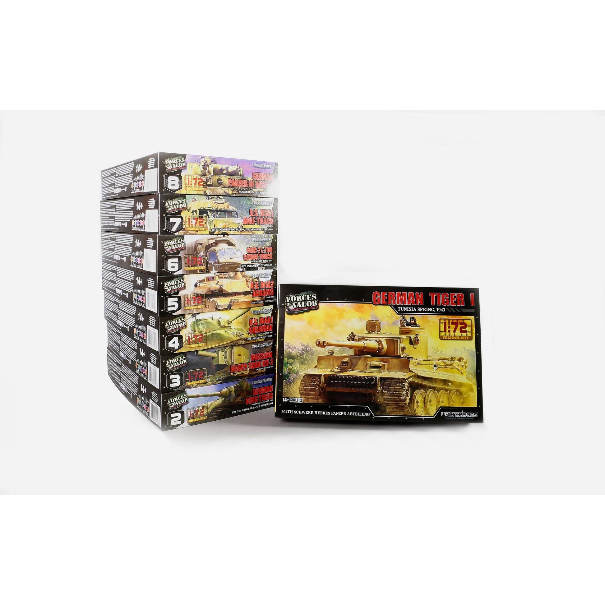 1:72nd Kit German Tiger 1 - Tunesia, Spring of 1943 - Taigen Tanks