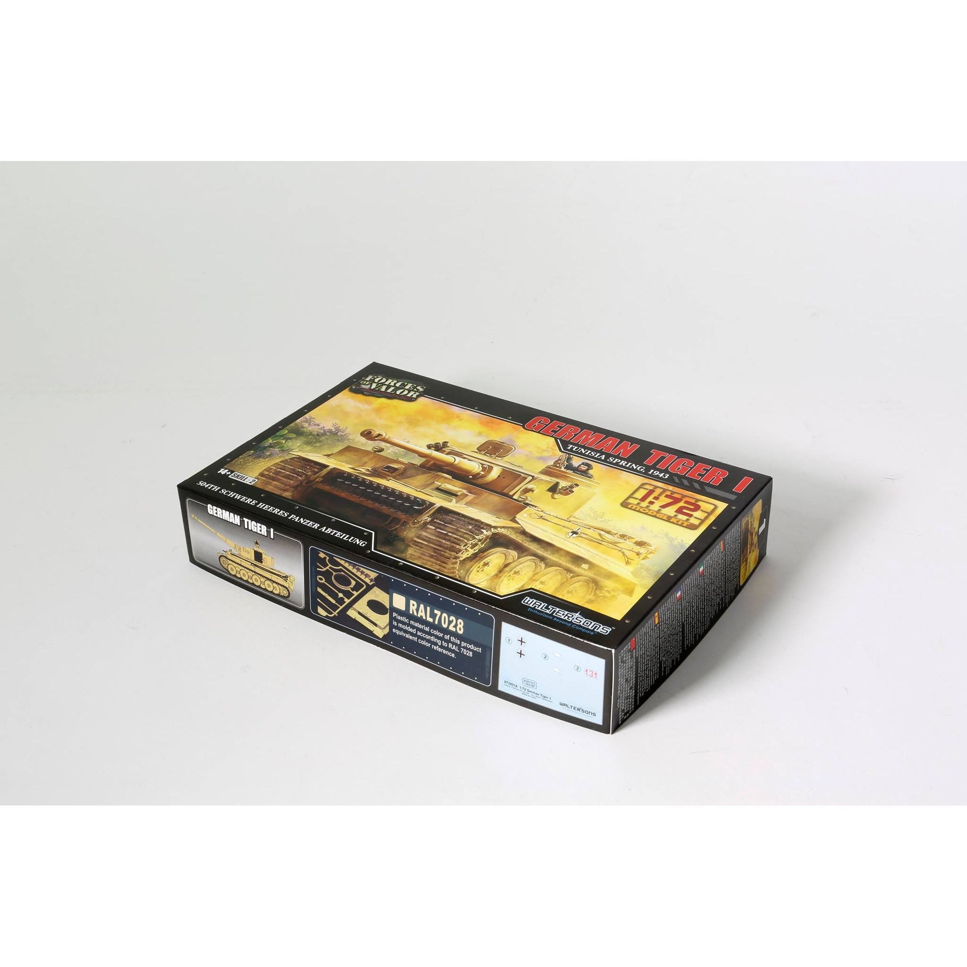 1:72nd Kit German Tiger 1 - Tunesia, Spring of 1943 - Taigen Tanks