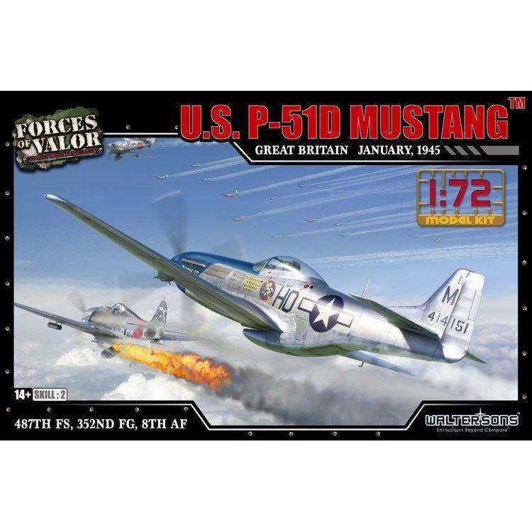 1:72nd Kit US P-51D Mustang - Great Britain, January of 1945 - Taigen Tanks