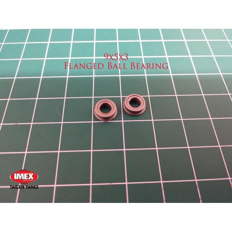 9x5x3 Flanged Ball Bearing (For Gearboxes) - Taigen Tanks