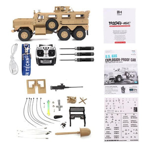 1/12th Scale HG-P602 MRAP Explosion Proof Truck Upgraded ARTR