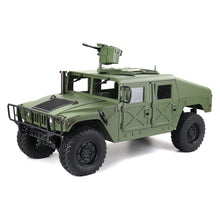 Load image into Gallery viewer, 1/10th Scale HG-P408 4x4 Military Humvee Upgraded ARTR w/ LEDs and Sounds
