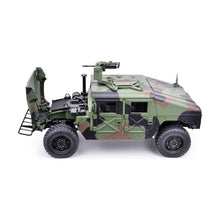 Load image into Gallery viewer, 1/10th Scale HG-P408 4x4 Military Humvee Upgraded ARTR w/ LEDs and Sounds
