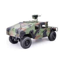 Load image into Gallery viewer, 1/10th Scale HG-P408 4x4 Military Humvee Upgraded ARTR w/ LEDs and Sounds
