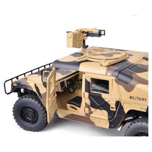 Load image into Gallery viewer, 1/10th Scale HG-P408 4x4 Military Humvee ARTR
