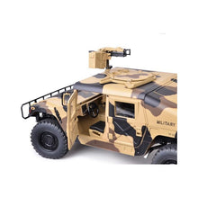 Load image into Gallery viewer, 1/10th Scale HG-P408 4x4 Military Humvee Upgraded ARTR w/ LEDs and Sounds
