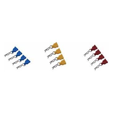 Small Body Pins (4PK) Different Color Variations