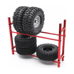 RC Tire Rack Different Color Variations